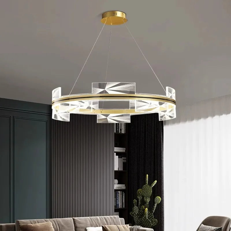 Lámpara colgante LED moderna para iluminación interior