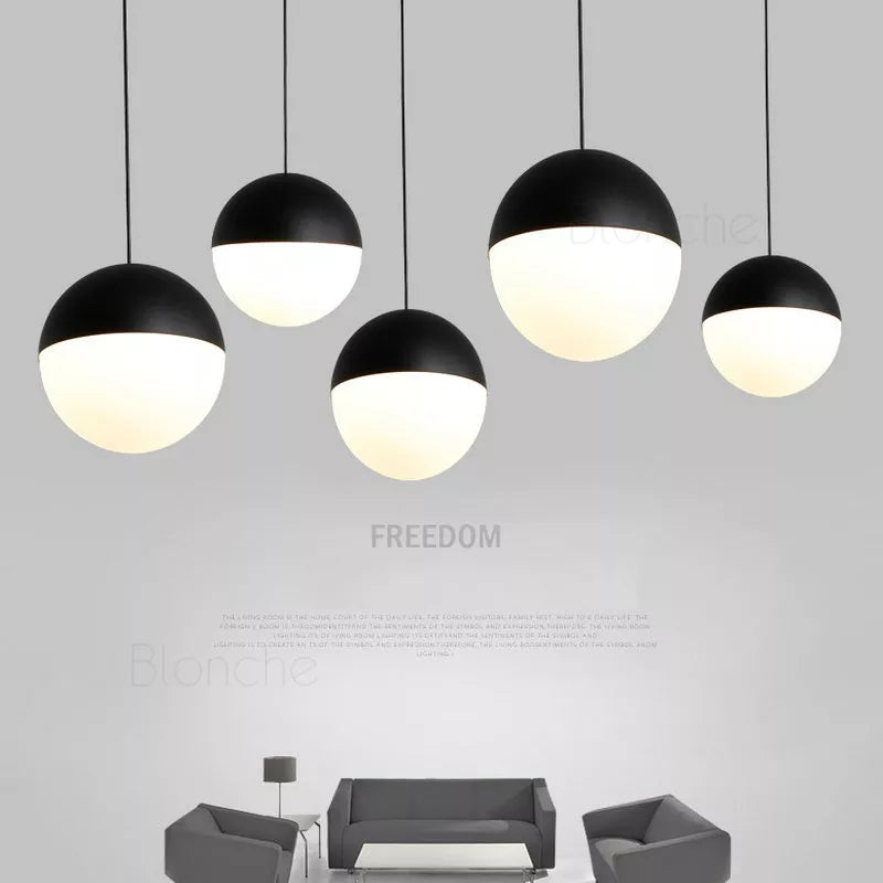 Lámpara colgante nórdica elegante LED