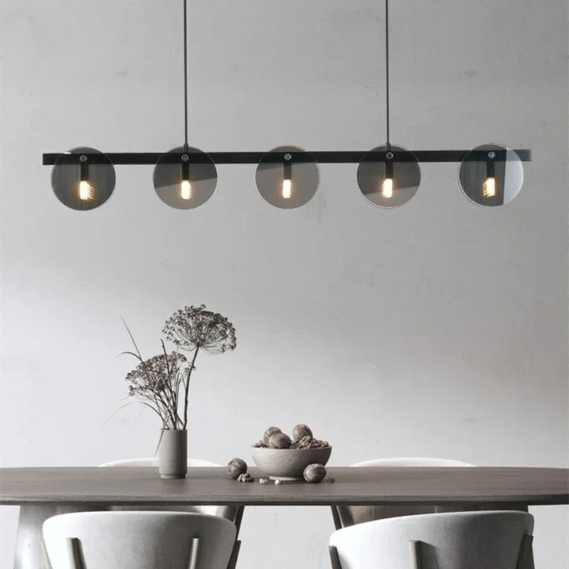 Lámpara colgante luminosa escandinava chic