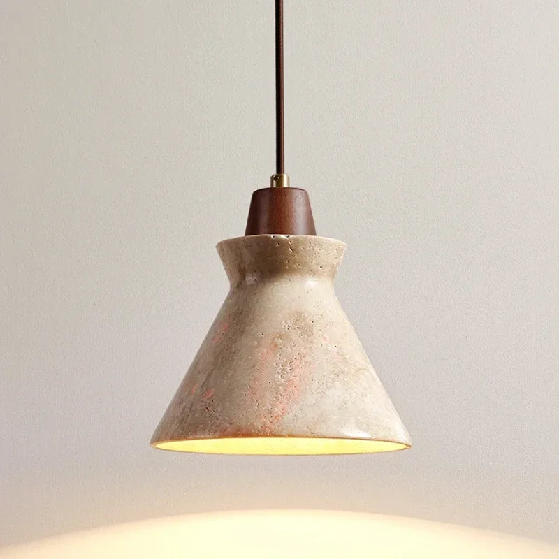 lámpara vintage de mármol con led para decoración interior elegante