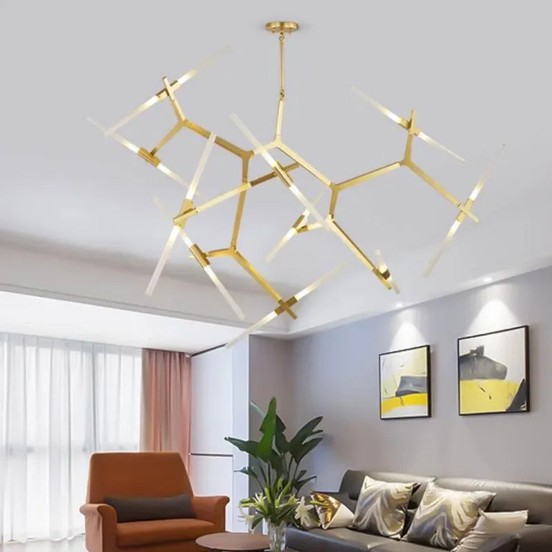 Lámpara de araña contemporánea elegante colgante