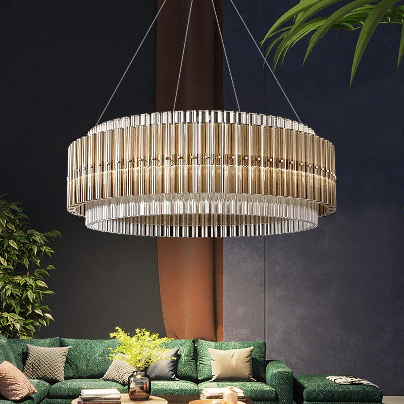 Lámpara colgante LED de lujo para salón