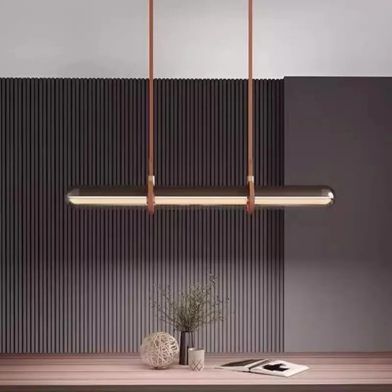 lámpara de vidrio para iluminación interior moderna y elegante
