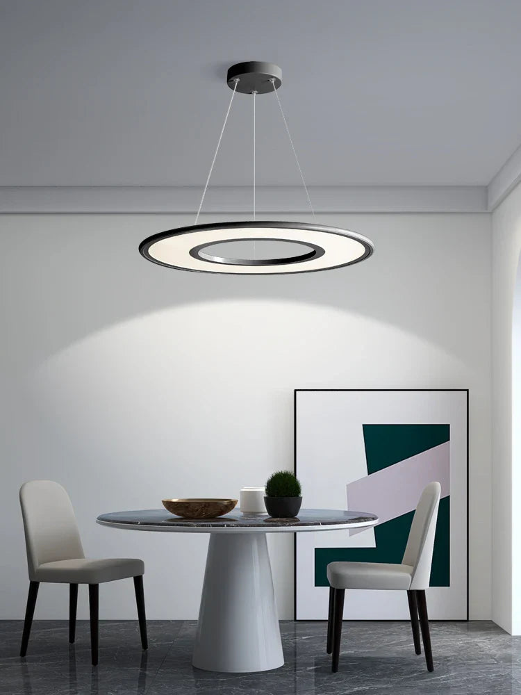 lámpara de techo moderna simple nórdica minimalista creativa led