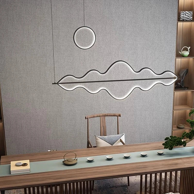 Lámpara colgante LED de diseño moderno luminaria decorativa de interior
