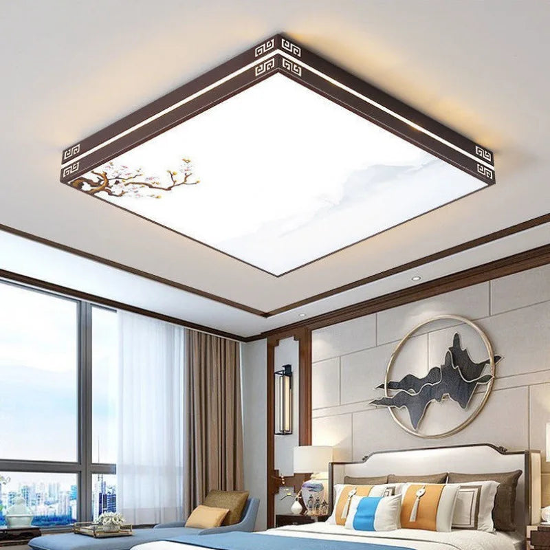 lámpara rectangular con led para iluminación interior moderna