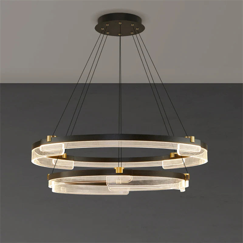 lámpara colgante led minimalista moderna suspensión decoración iluminación casa
