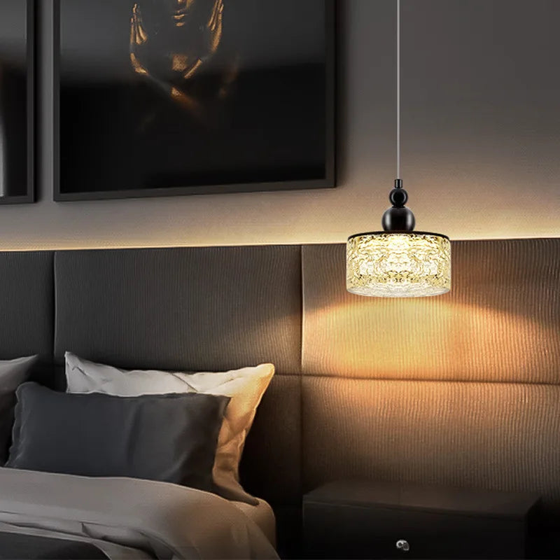 lustre led estilo 	 en resina y metal ajustable