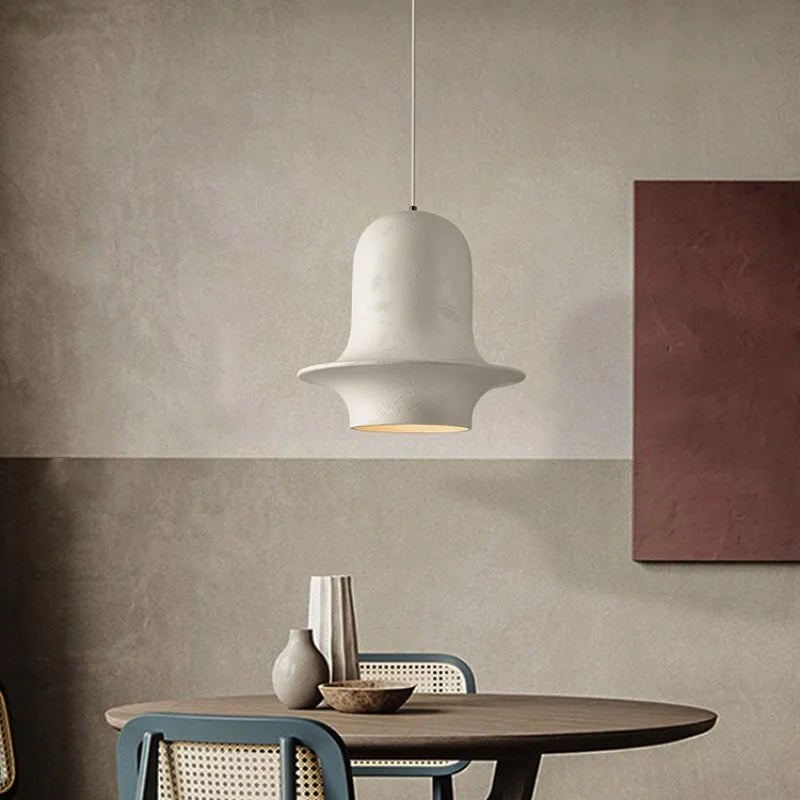 lámpara colgante retro japonesa wabi sabi diseño nórdico para bar