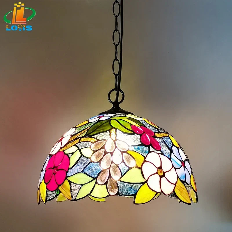 Lustre floral colgante diseño elegante