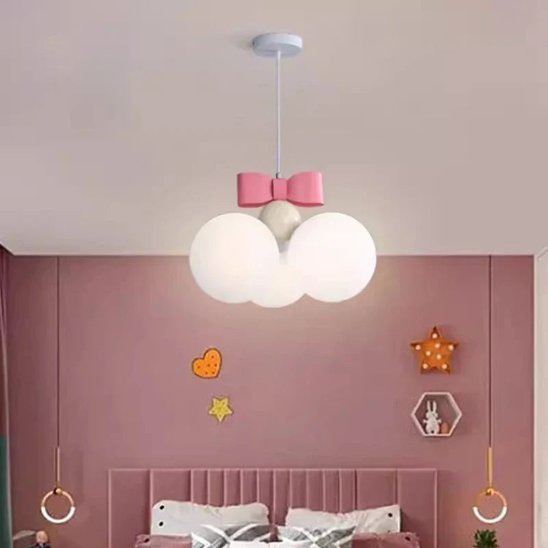 lámpara romántica moderna sencilla para habitación infantil princesa