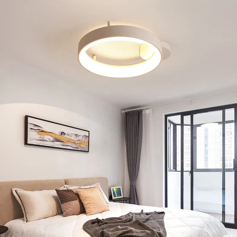 lustre LED nórdico simple para decoración interior morandi