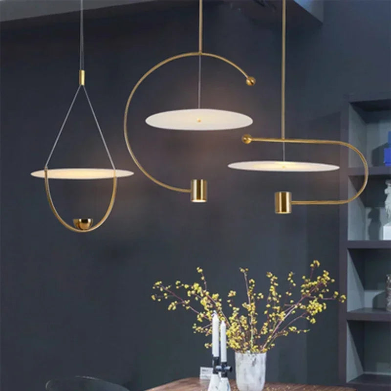 Candelabro nórdico minimalista de acrílico para decoración moderna
