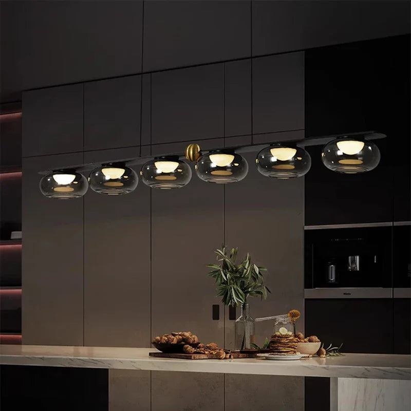 lustre nórdico suspensión iluminación interior para salón