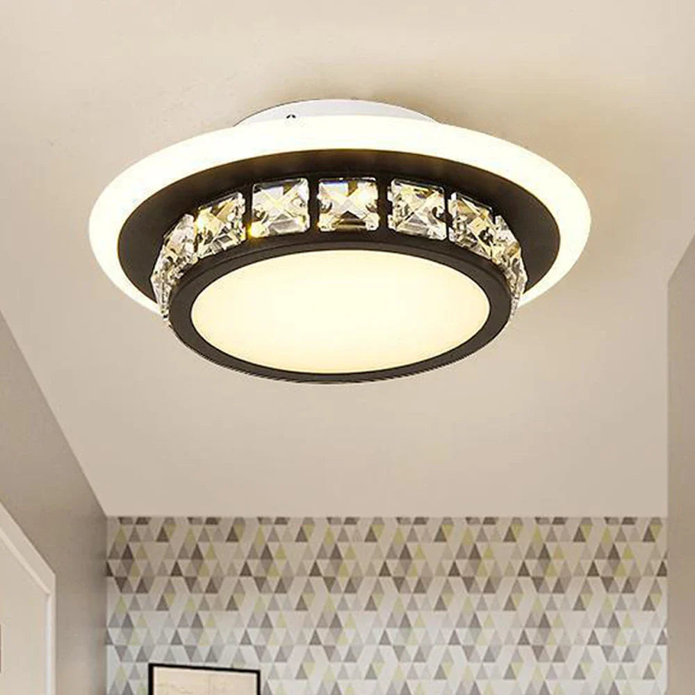 Lámparas colgantes modernas de cristal elegante