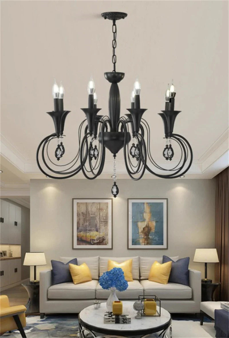Candelabro hierro vintage rústico decoración