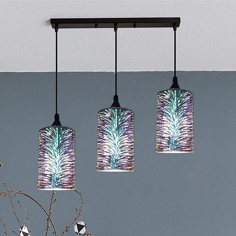 Plafón LED 3D moderno nórdico