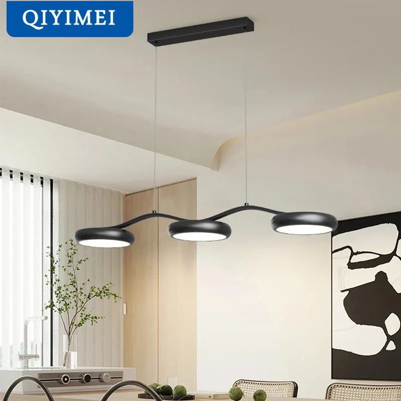 Lámpara LED ambiente moderno y cálido