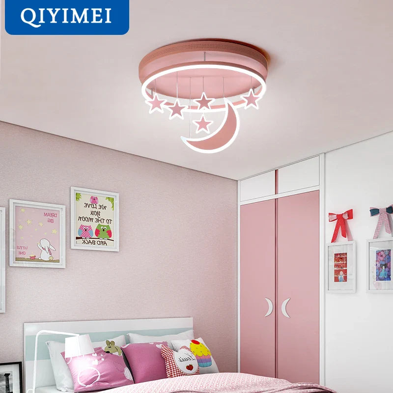lustre LED acrílico con base de hierro regulable