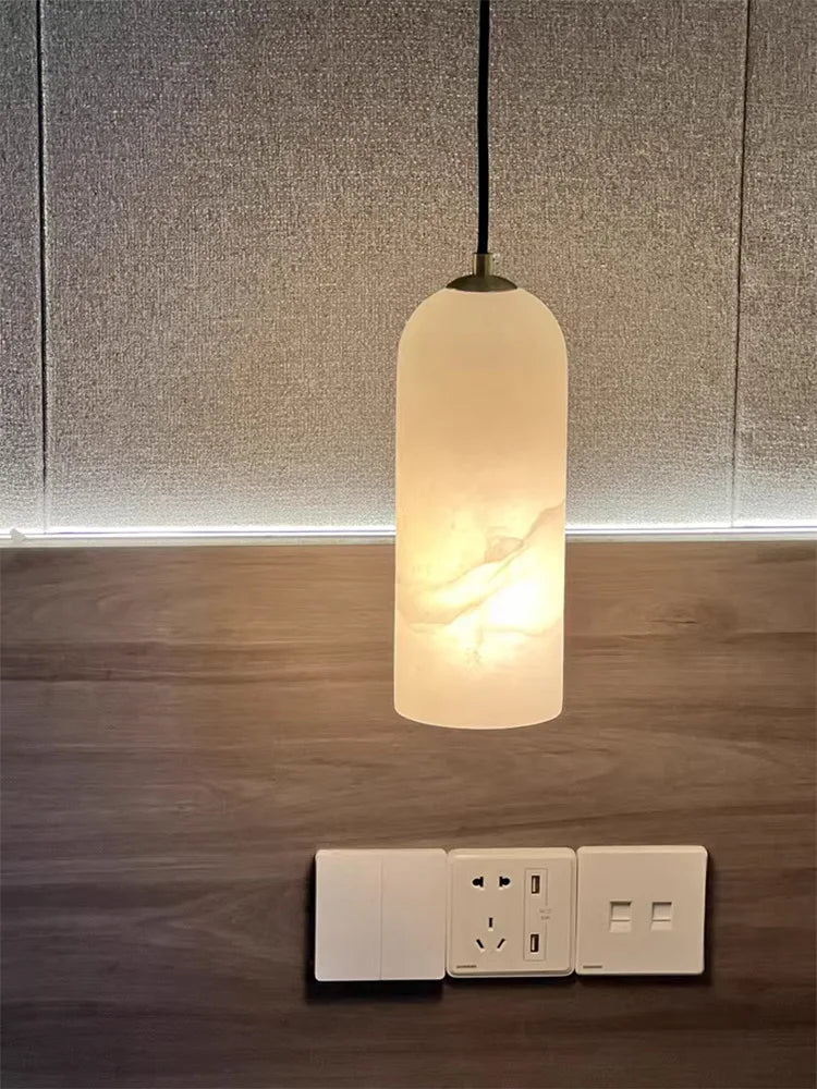 lámpara de mármol diseño moderno para bar restaurante