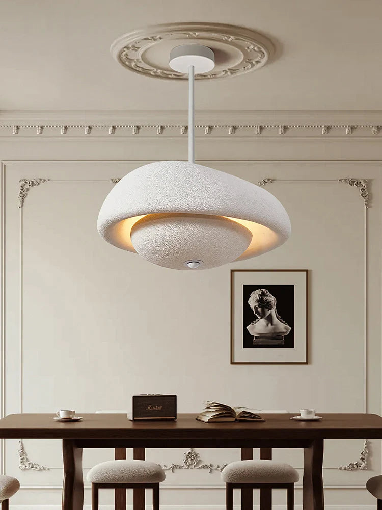 lámpara colgante nórdica wabi sabi led para decoración del hogar