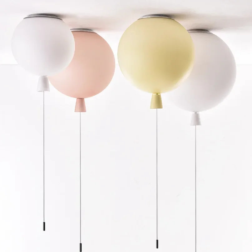 Plafón LED en forma de balón nórdico decorativo ideal para niños