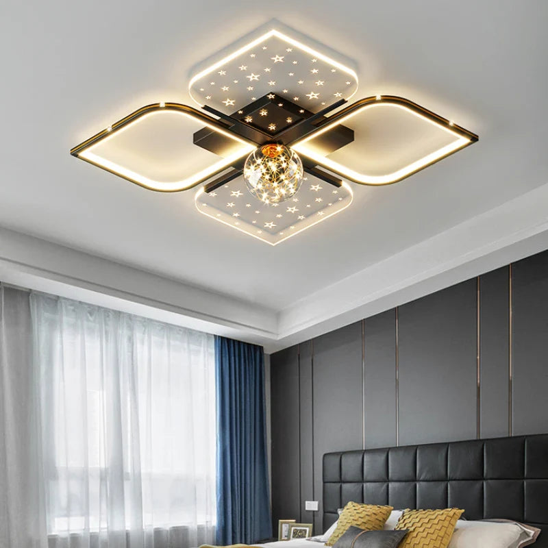 Lámpara de techo LED elegante y moderna