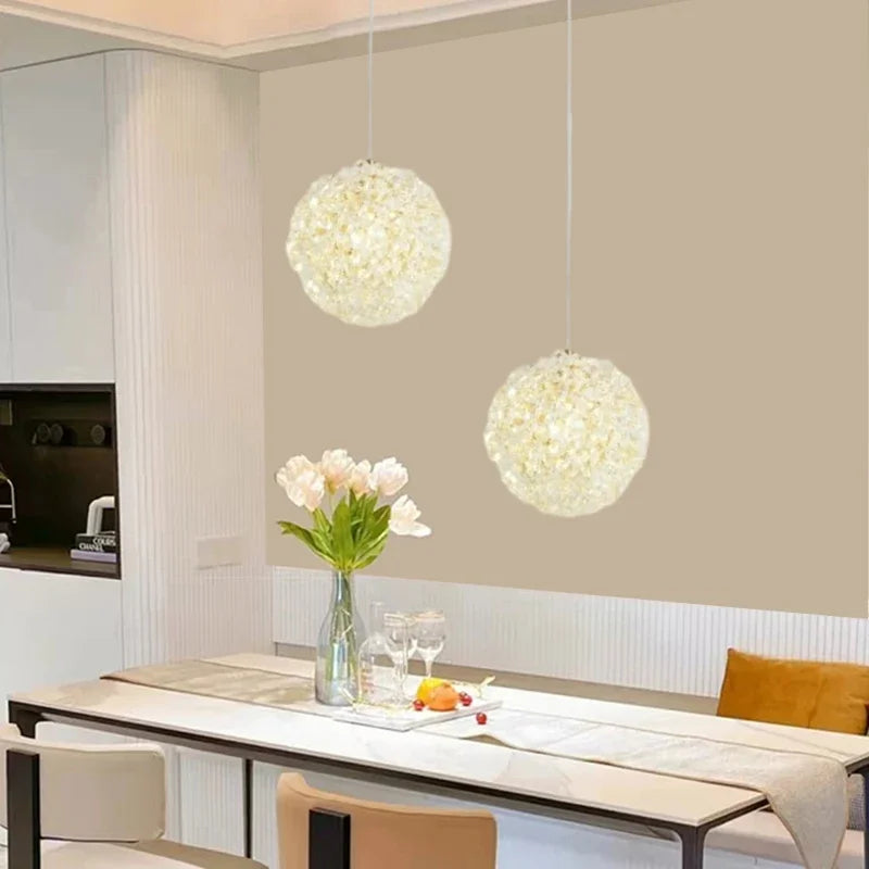 lustre bola de cristal diseño artístico de lujo moderno