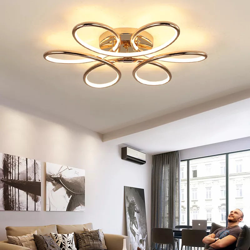 Lámpara moderna elegante y luminosa