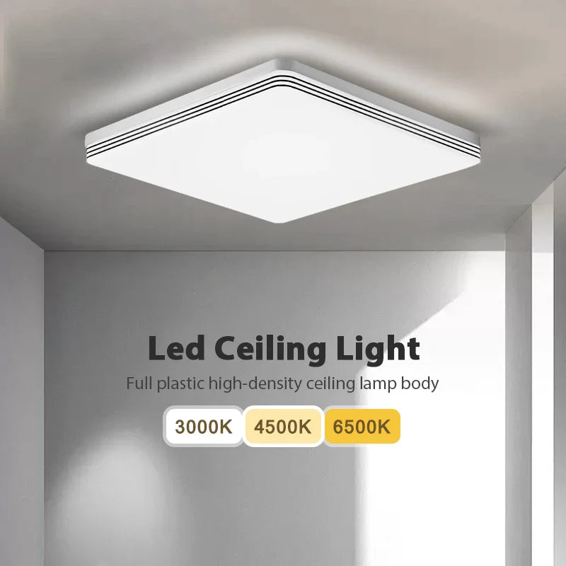 Plafón LED elegante y luminoso