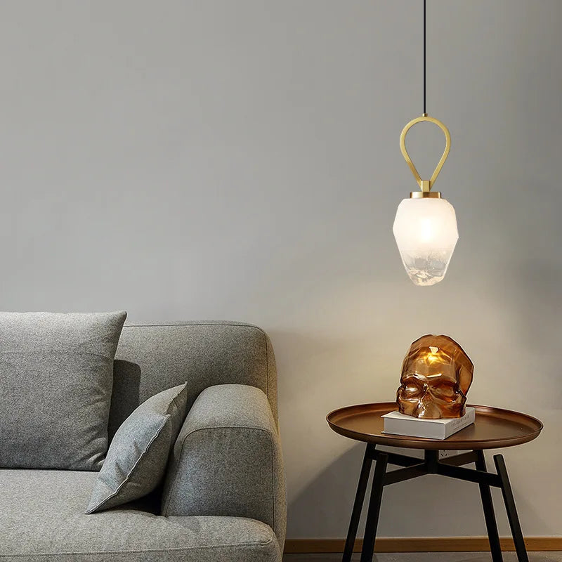 Lámpara contemporánea ajustable de latón