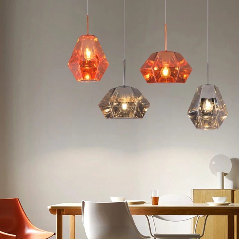 lámpara colgante nórdica moderna para bar restaurante café creativo