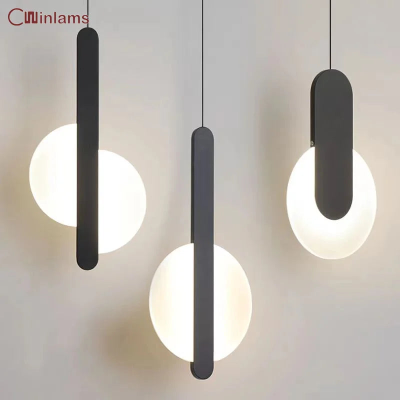 Lámpara nórdica moderna minimalista para interior elegante