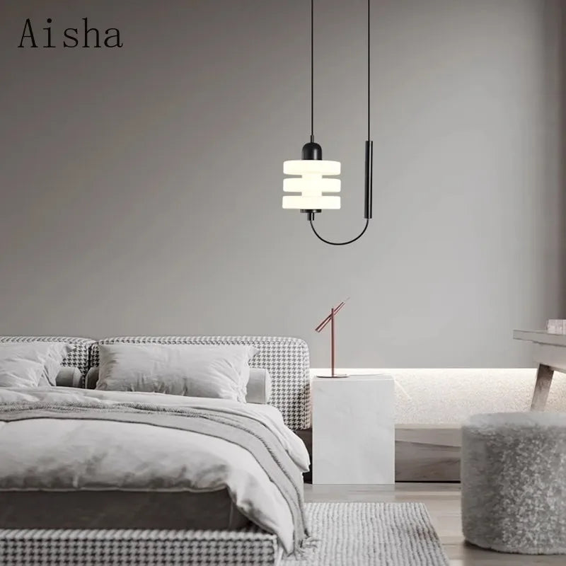 lámpara de vidrio diseño nórdico para decoración interior elegante