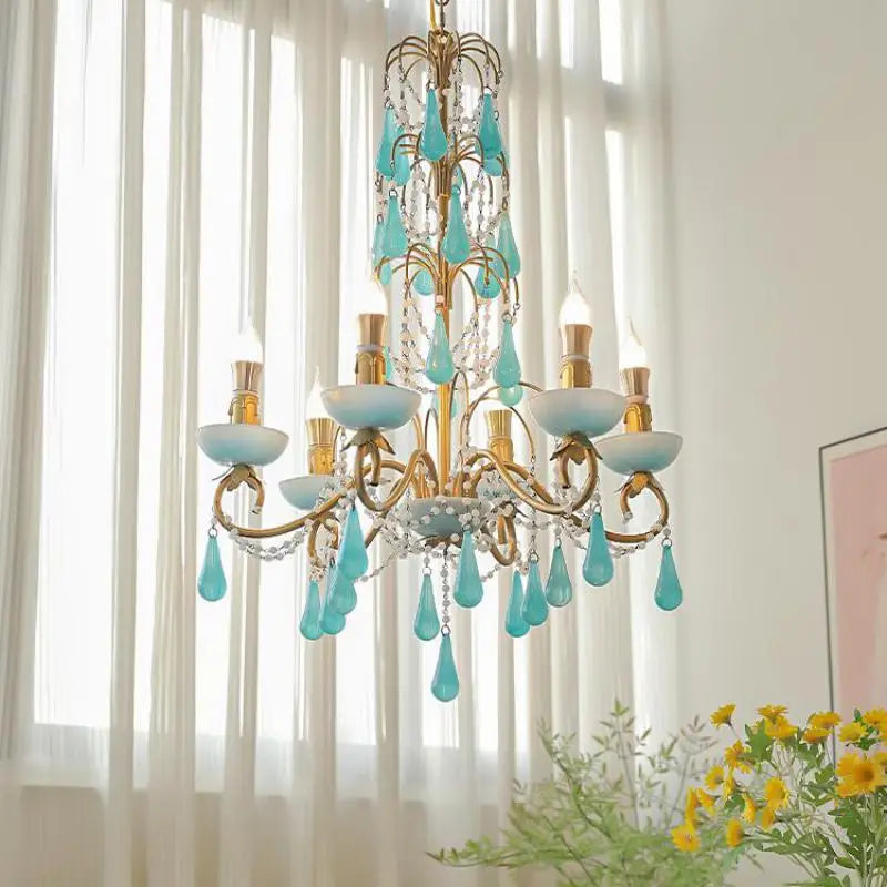 lámpara creativa en forma de gota para decoración moderna
