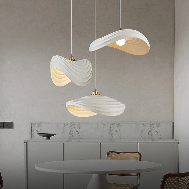 lámpara estilo wabi sabi nórdica led para decoración del hogar