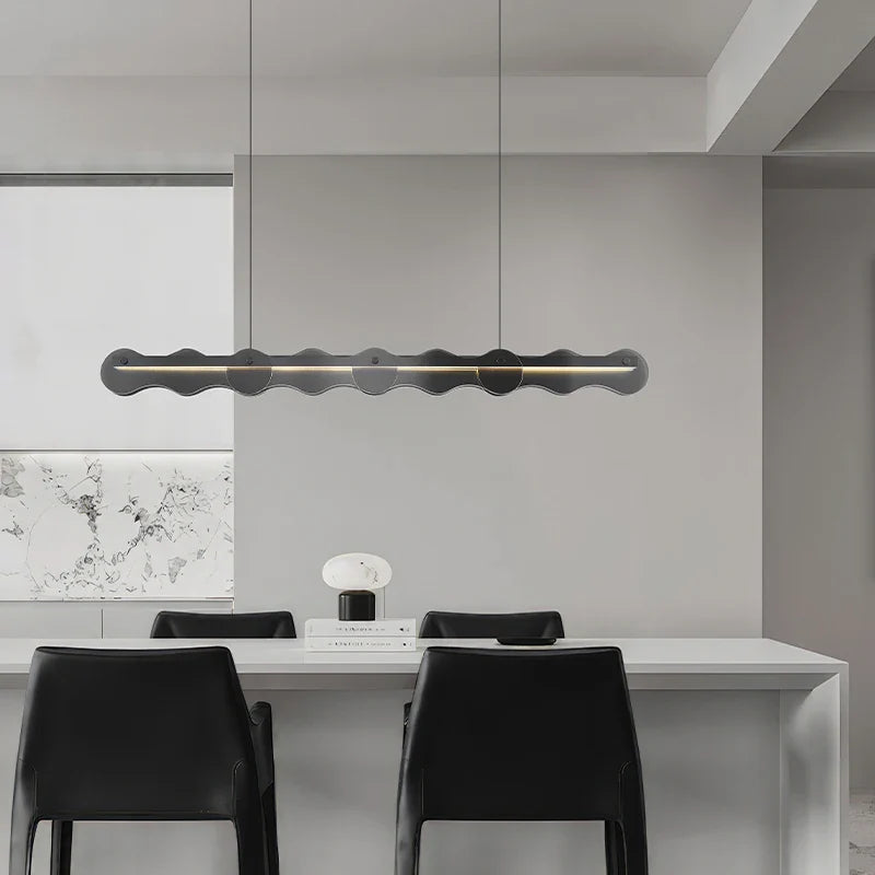 lámpara de techo creativa de vidrio para ambiente moderno y elegante