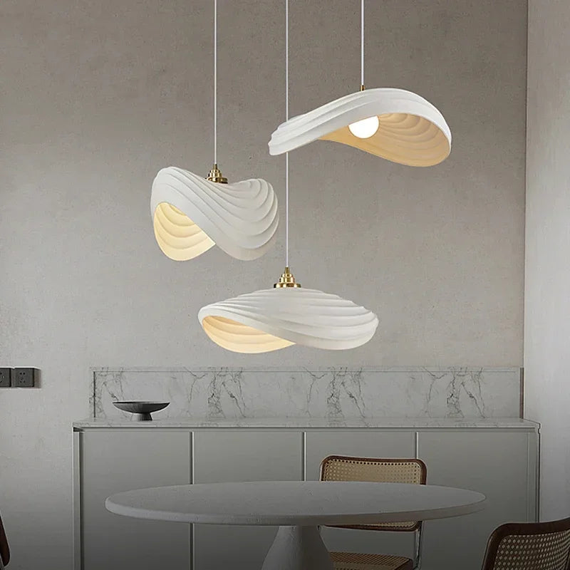 Lámpara minimalista diseño wabi sabi