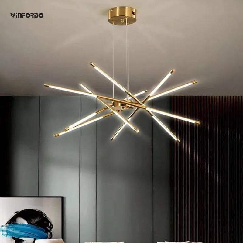 Lámpara moderna elegante luminosa