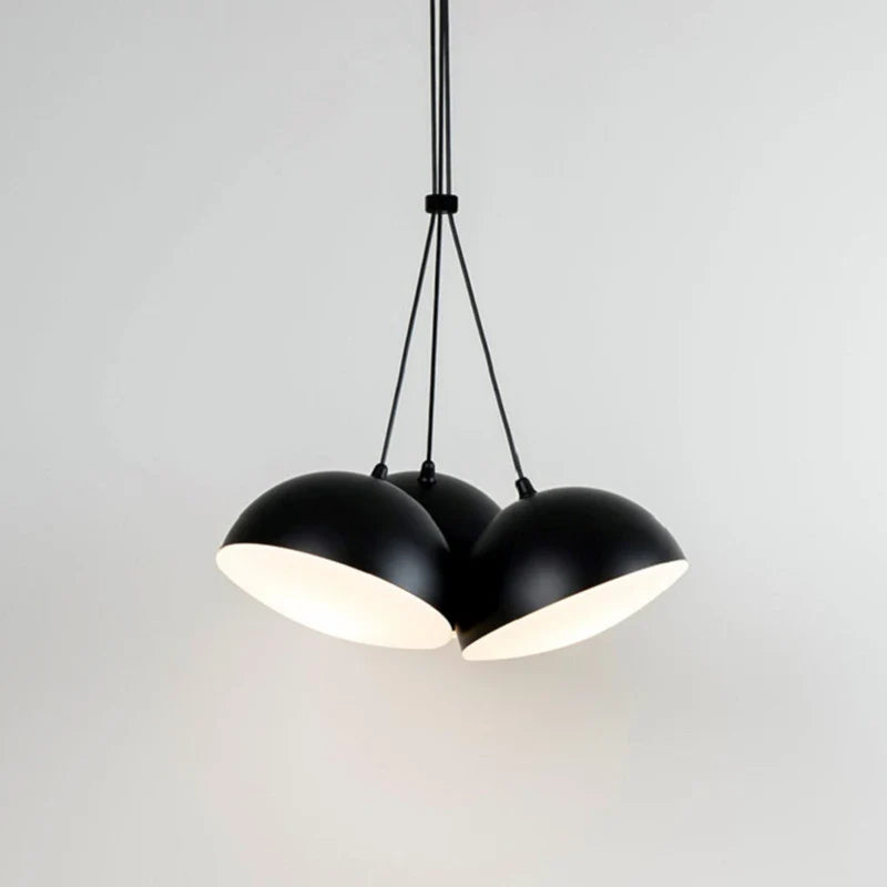 Lámpara minimalista negra contemporánea