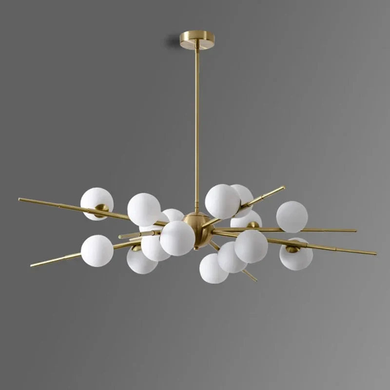 Elegante lámpara de cristal moderna