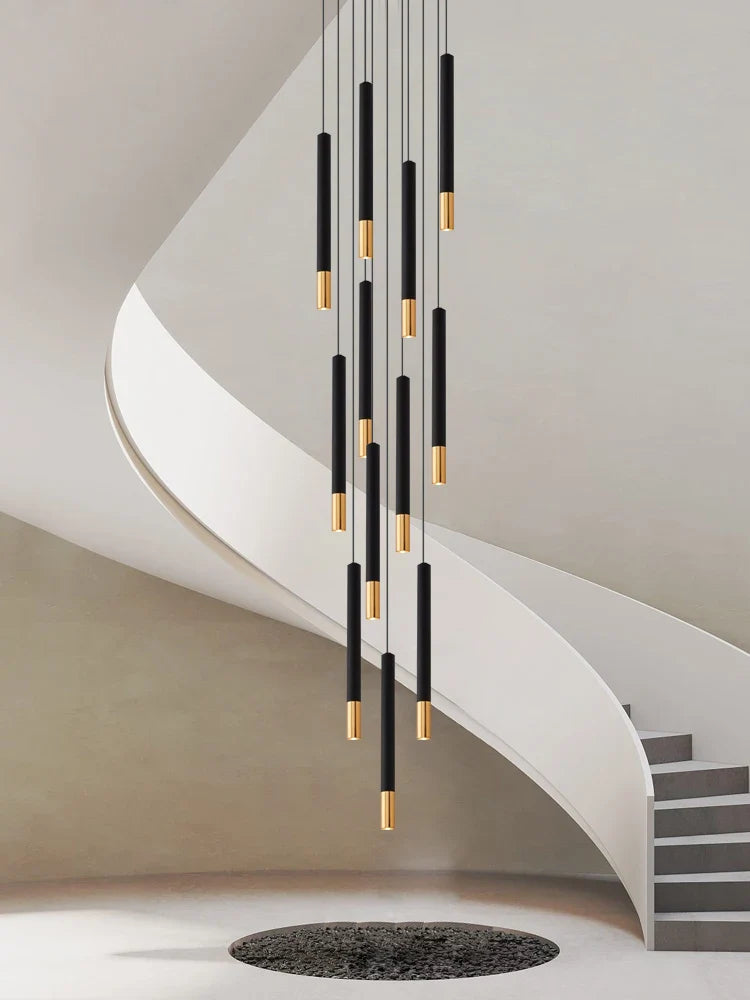 lámpara de techo led tubular para iluminación interior de restaurante