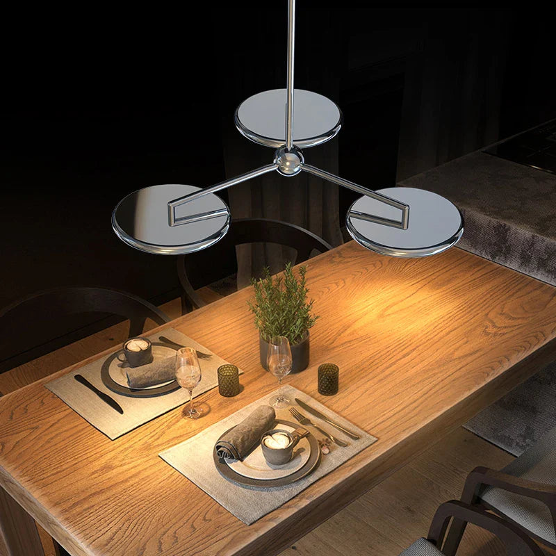 Lustre colgante diseño moderno luminoso.