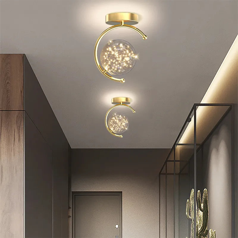 Lámpara colgante interior nórdica moderna elegante