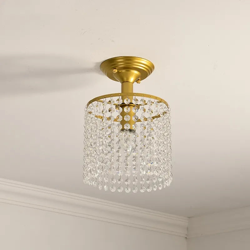 Lámpara de techo LED cristal moderna elegante