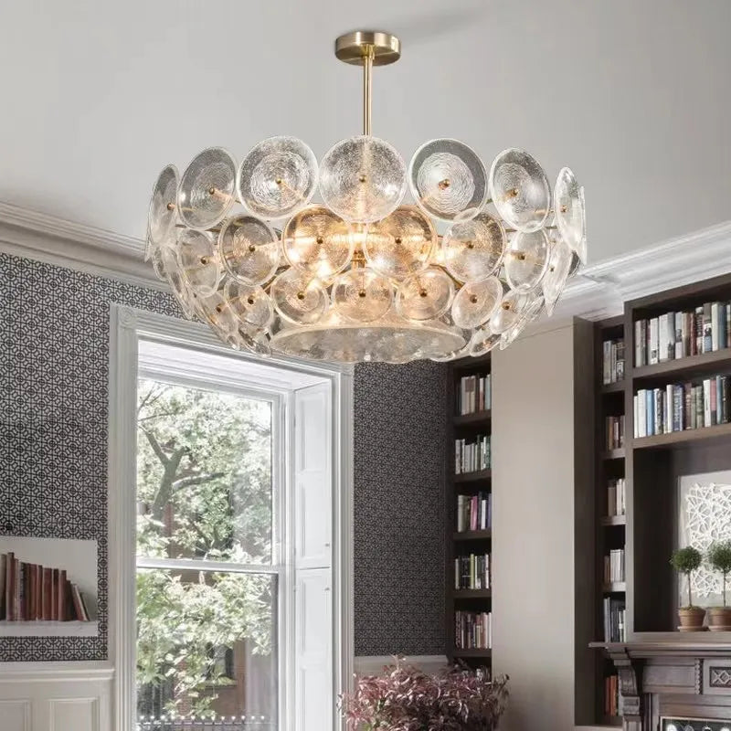 lámpara de techo LED diseño nórdico moderno de lujo interior