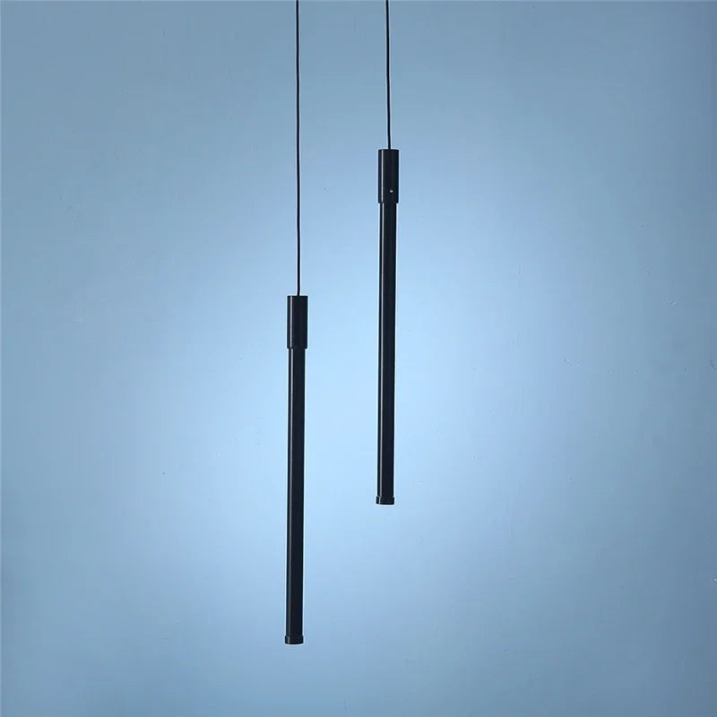 lámpara de techo decorativa nórdica de doble cabeza para bar