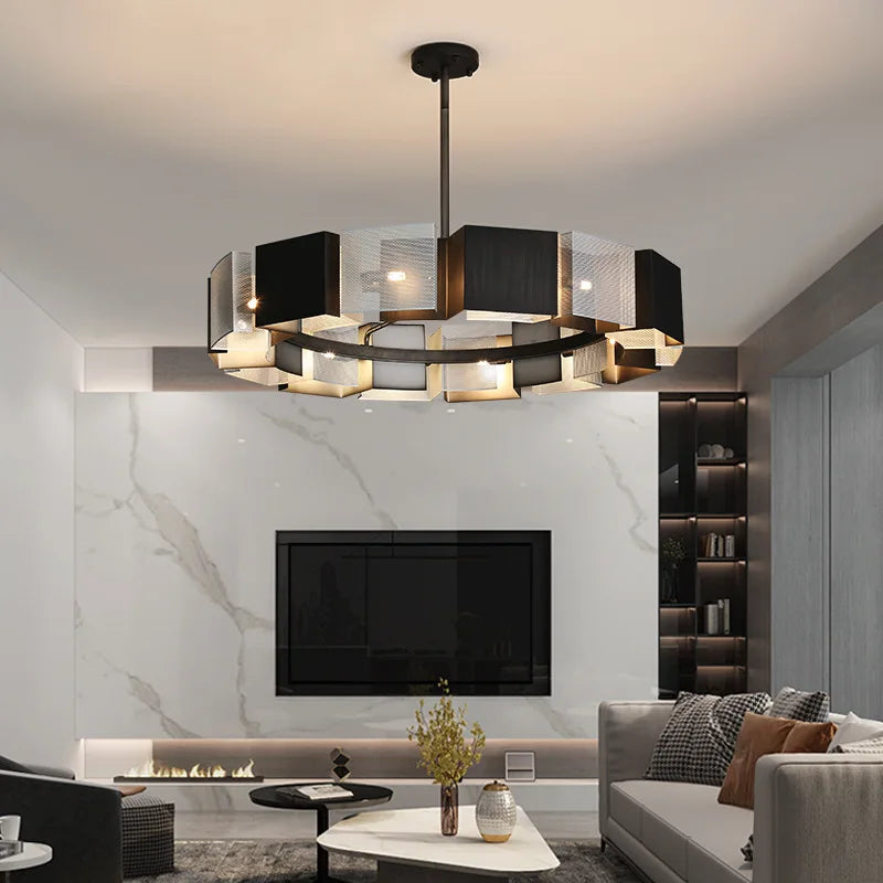 Lámpara colgante elegante diseño único luminoso