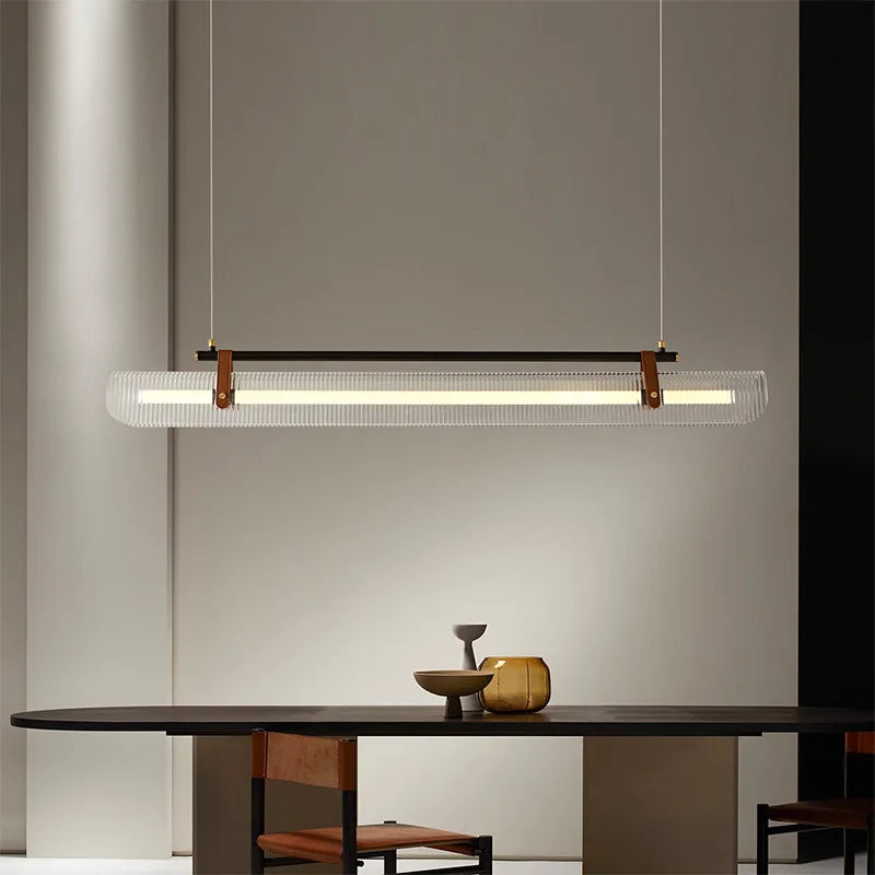 Lámpara de araña LED minimalista contemporánea elegante