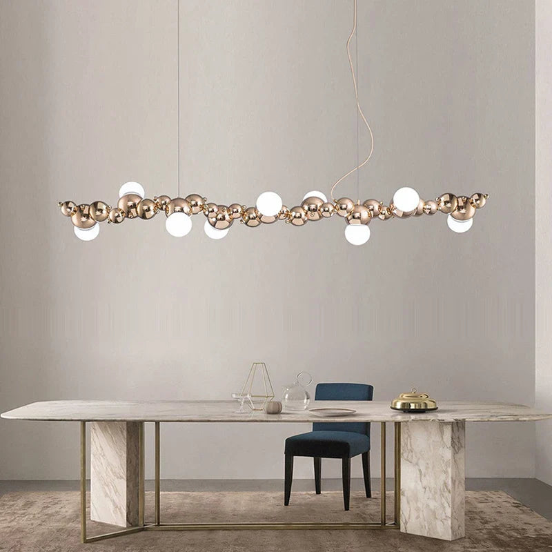 lámpara colgante led con intensidad variable artística